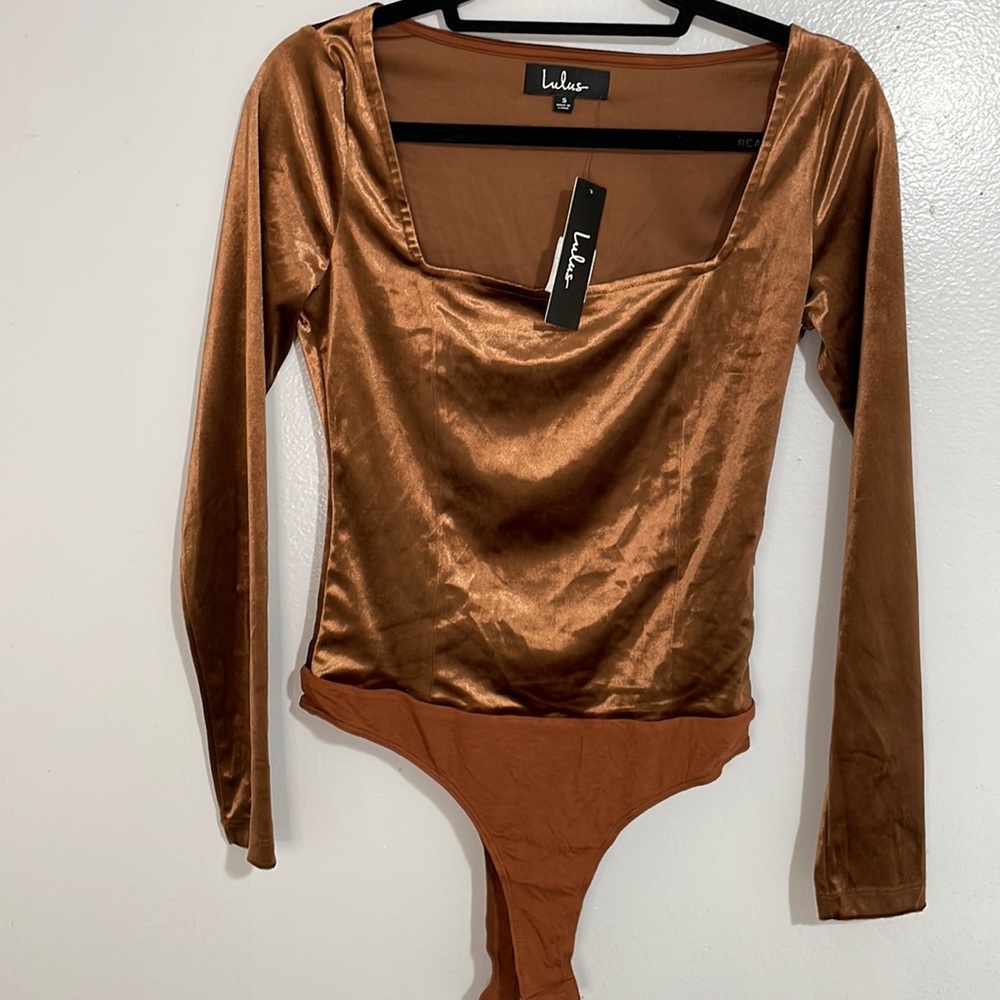 Rust Brown Lulus Top